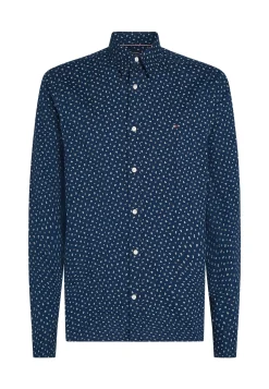 Herren Hemd aus Baumwolle FLEX POPLIN AOP SF SHIRT Slim Fit