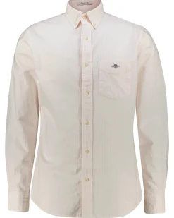 Herren Hemd aus Baumwolle OXFORD BANKER STRIPE Regular Fit