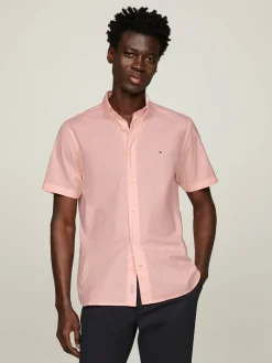 Herren Hemd aus Baumwolle FLEX POPLIN Kurzarm Regular Fit