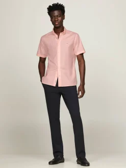 Herren Hemd aus Baumwolle FLEX POPLIN Kurzarm Regular Fit