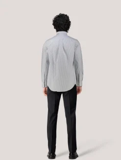 Herren Hemd aus Baumwolle OXFORD BANKER STRIPE Regular Fit