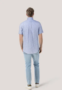 Herren Hemd aus Baumwolle und Leinen