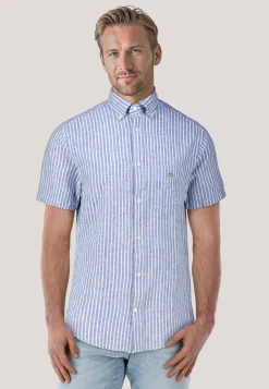 Herren Hemd aus Baumwolle und Leinen