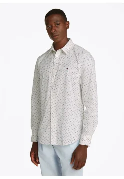 Herren Hemd aus Baumwolle FLEX POPLIN AOP SF SHIRT Slim Fit