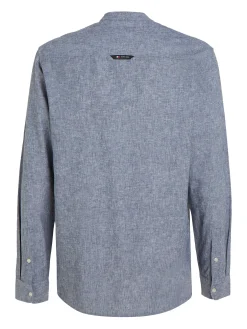 Herren Hemd aus Baumwoll-Leinenmischung MAO LINEN BLEND SHIRT Regular Fit