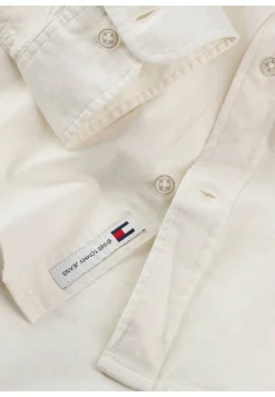 Herren Hemd aus Bio-Baumwolle und Leinen TJM LINEN MIX BAND COLLAR SHIRT