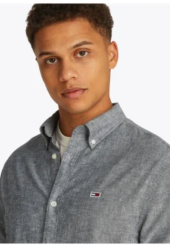 Herren Hemd aus Bio-Baumwolle und Leinen Regular Fit