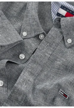 Herren Hemd aus Bio-Baumwolle und Leinen Regular Fit