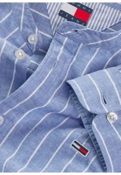 Herren Hemd aus Bio-Baumwolle und Leinen TJM LINEN MIX BND STP SHRT EXT