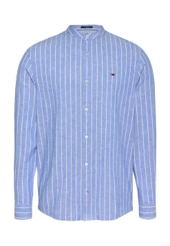 Herren Hemd aus Bio-Baumwolle und Leinen TJM LINEN MIX BND STP SHRT EXT