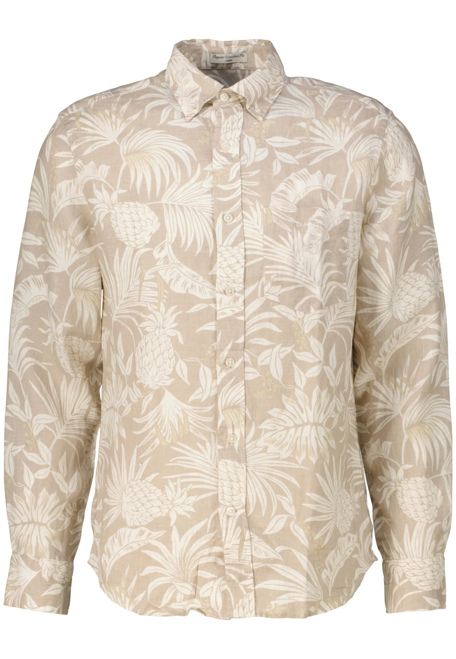 Herren Hemd aus Leinen Regular Untucked Fit