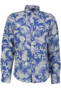 Herren Hemd aus Leinen Regular Untucked Fit