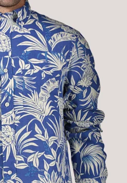 Herren Hemd aus Leinen Regular Untucked Fit