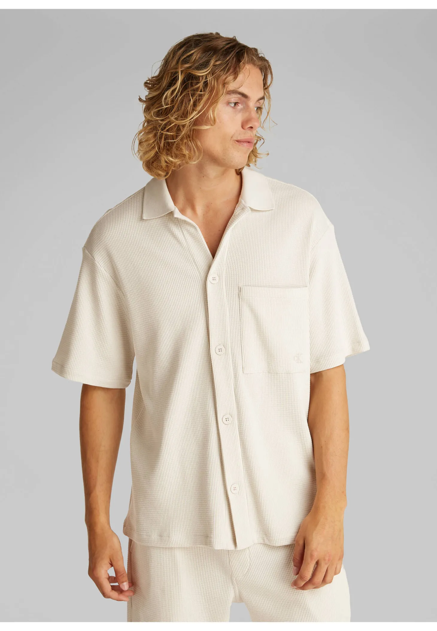 Herren Hemd CHUNKY WAFFLE