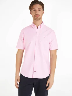 Herren Hemd CL-W OXFORD STRIPE SHIRT Regular Fit Kurzarm