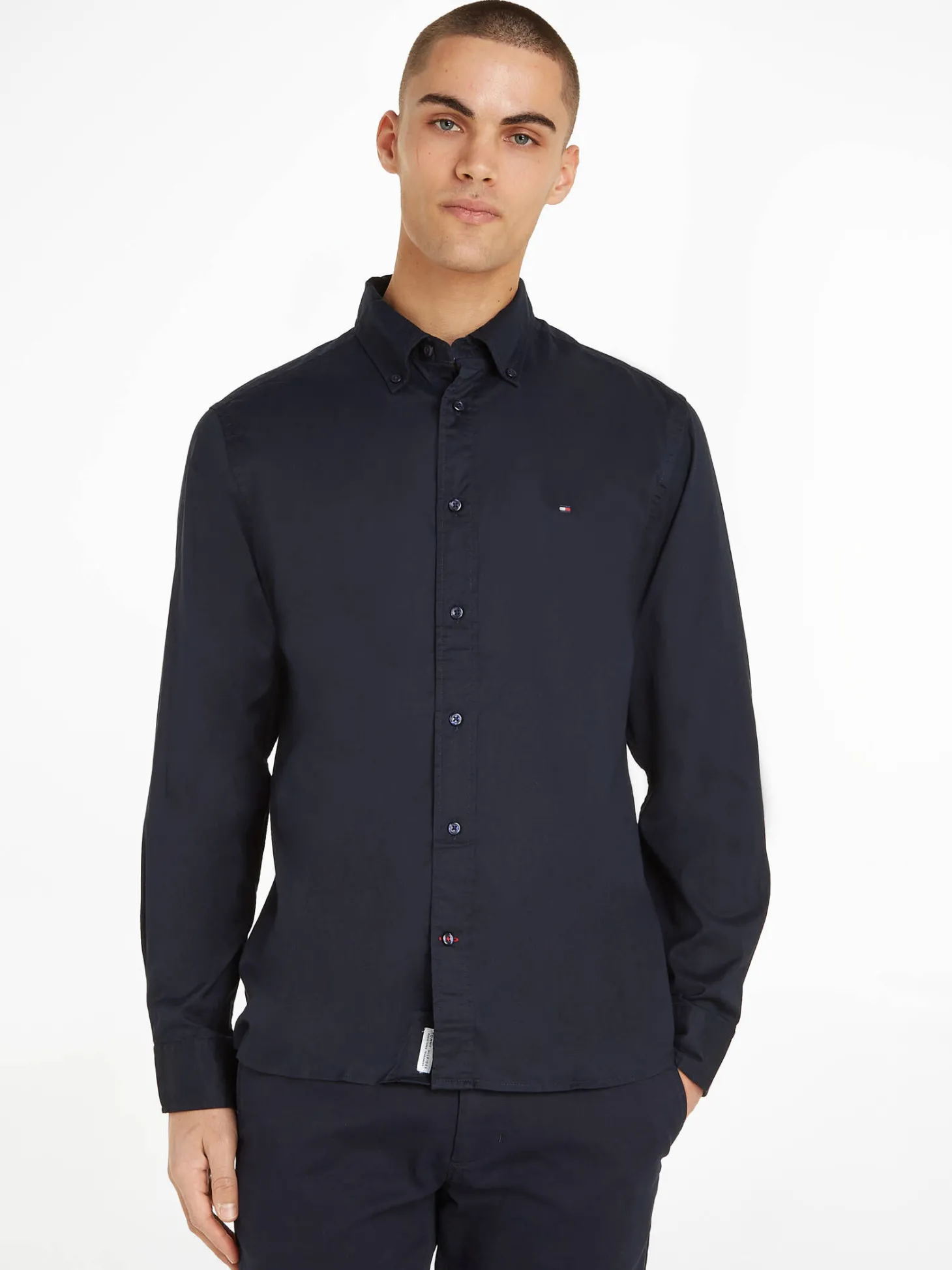 Herren Hemd CORE FLEX POPLIN RF SHIRT Regular Fit Langarm