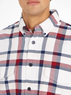 Herren Hemd GLOBAL STP TEXTURE CHK OVERSHIRT