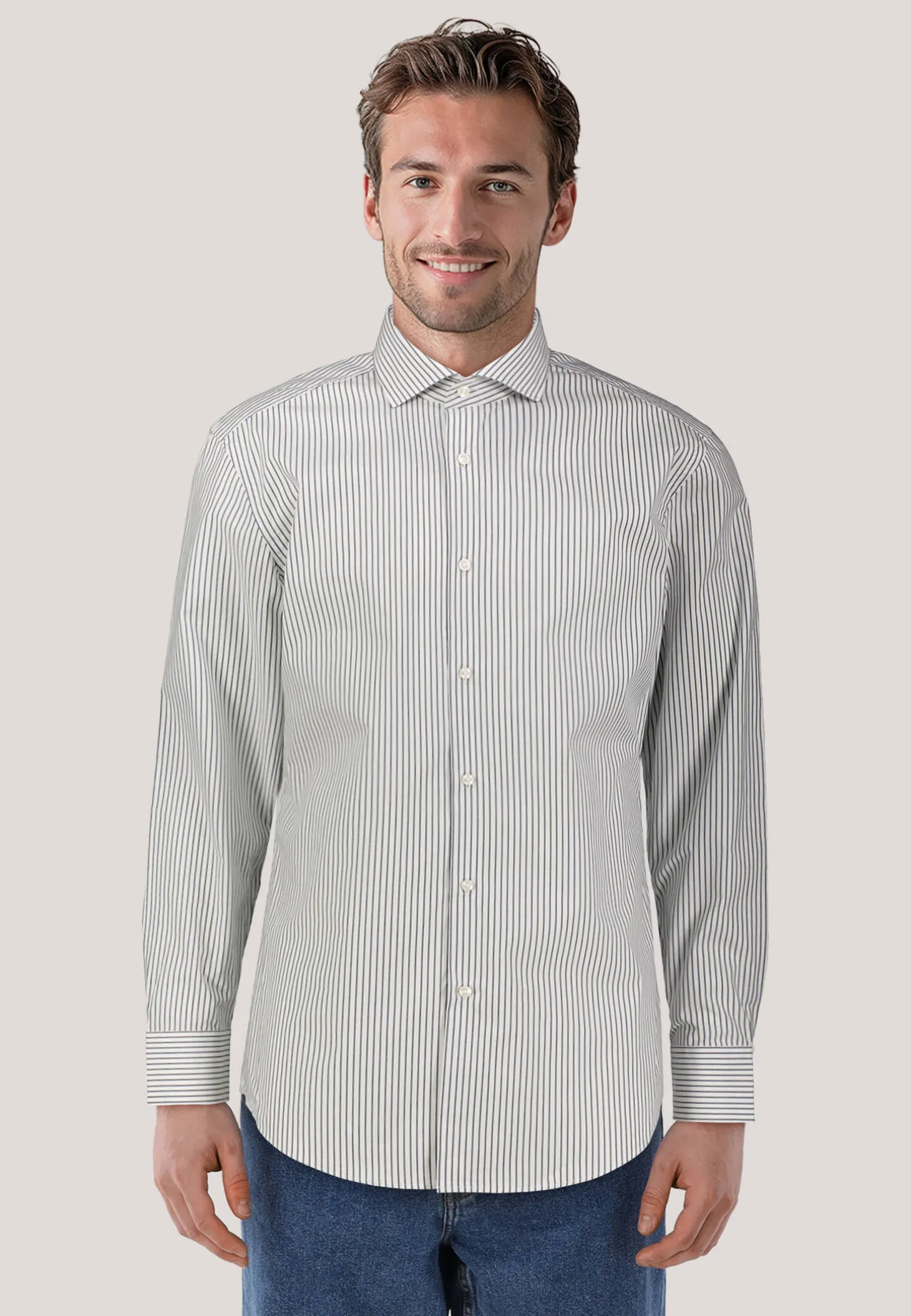 Herren Hemd H-HANK-SPREAD-C1-222 Slim Fit