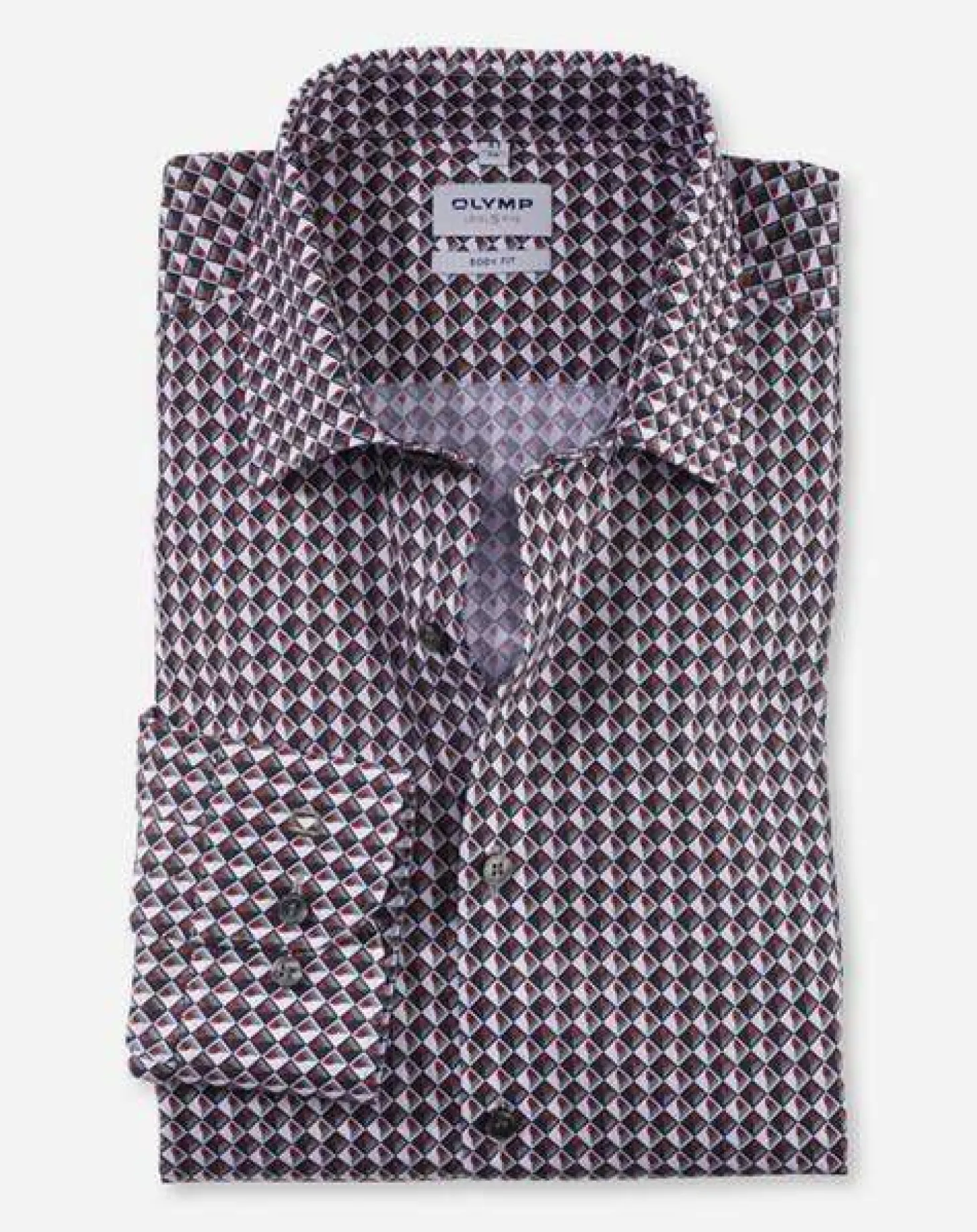 Herren Hemd Level 5 Body Fit Langarm