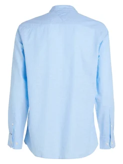 Herren Hemd mit Leinen DC LINEN DOBBY SHIRT Regular Fit Langarm