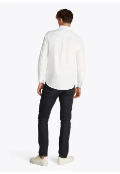 Herren Hemd mit Leinen LINEN BLEND SOLID RF SHIRT