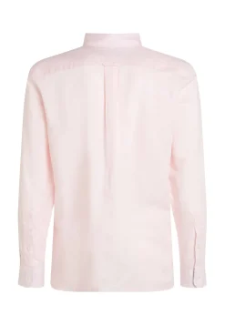 Herren Hemd mit Leinen LINEN BLEND SOLID RF SHIRT