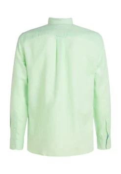 Herren Hemd mit Leinen LINEN BLEND SOLID RF SHIRT