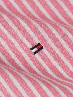 Herren Hemd mit Leinen Regular Fit Kurzarm