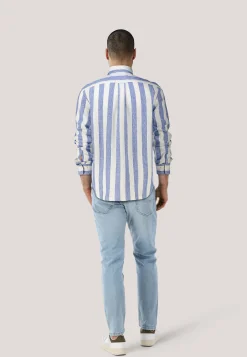 Herren Hemd mit Leinen Regular Fit