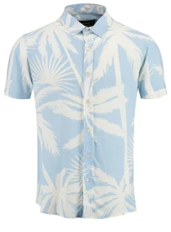 Herren Hemd MSH PALMS Regular Fit Kurzarm