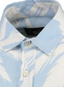 Herren Hemd MSH PALMS Regular Fit Kurzarm