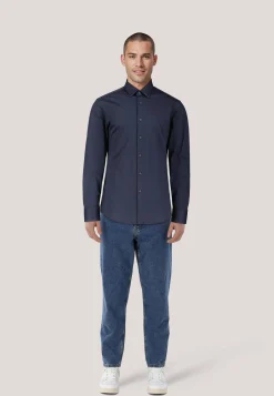 Herren Hemd P-HANK-S-KENT-C1-222 Slim Fit Langarm
