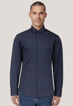 Herren Hemd P-HANK-S-KENT-C1-222 Slim Fit Langarm