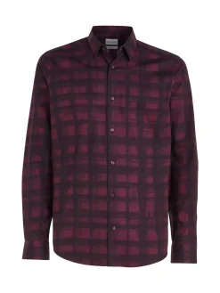 Herren Hemd POPLIN STRETCH AOP CHECK