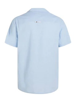 Herren Hemd TJM LINEN BLEND CAMP SHIRT Kurzarm