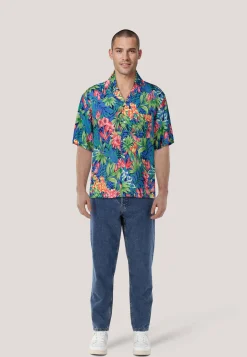 Herren Hemd TROPICAL PRINT SHIRT Relaxed Fit