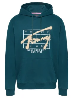 Herren Hoodie mit Graffiti Print