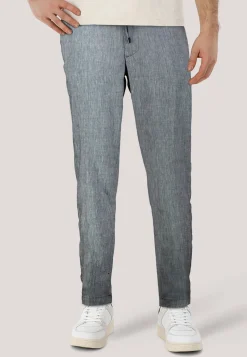 Herren Hose mit Leinen C-KANE-RDS Regular Fit