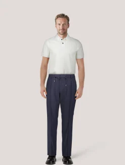 Herren Hose mit Wolle und Seide Slim Fit