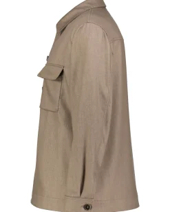 Herren Jacke aus Schurwolle L-CORVIN OVERSHIRT Relaxed Fit