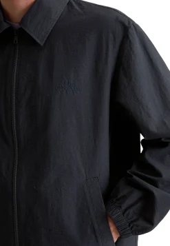 Herren Jacke aus strukturiertem Bio-Baumwoll-Mix