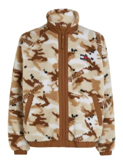 Herren Jacke SHERPA mit Camouflage-Logo Print Relaxed Fit