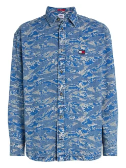 Herren Jeanshemd TIGER CAMO