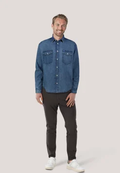 Herren Jeanshemdv EBINO Loose Fit