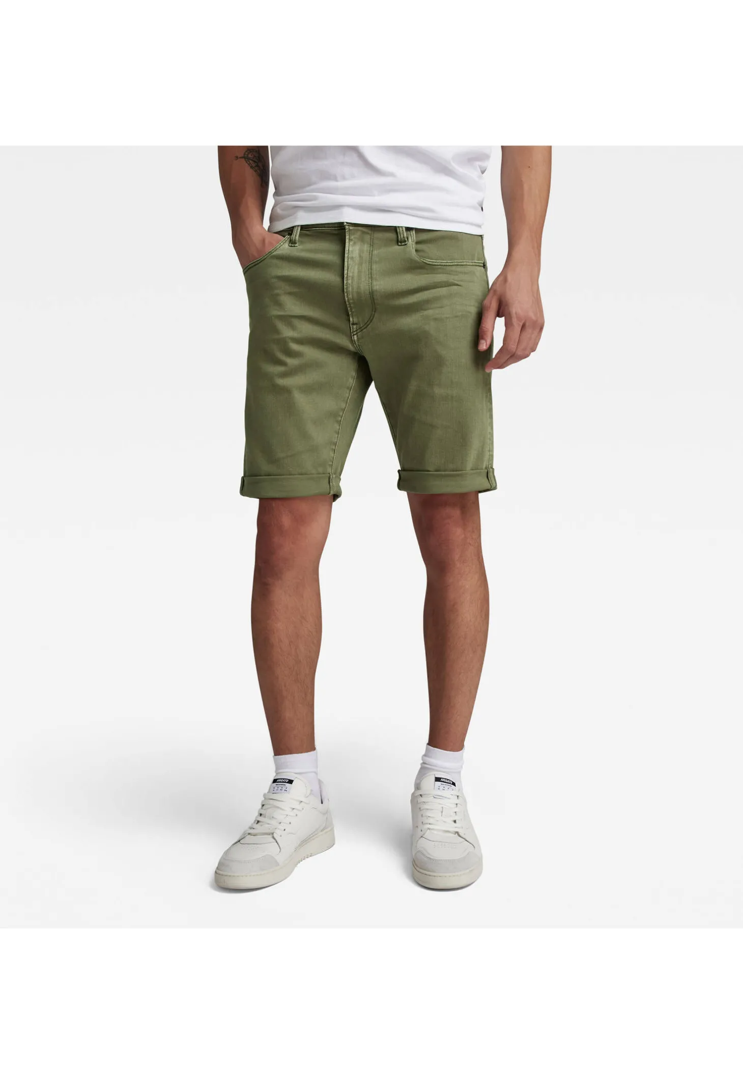 Herren Jeansshorts 3301 SLIM DENIM SHORTS Slim Fit