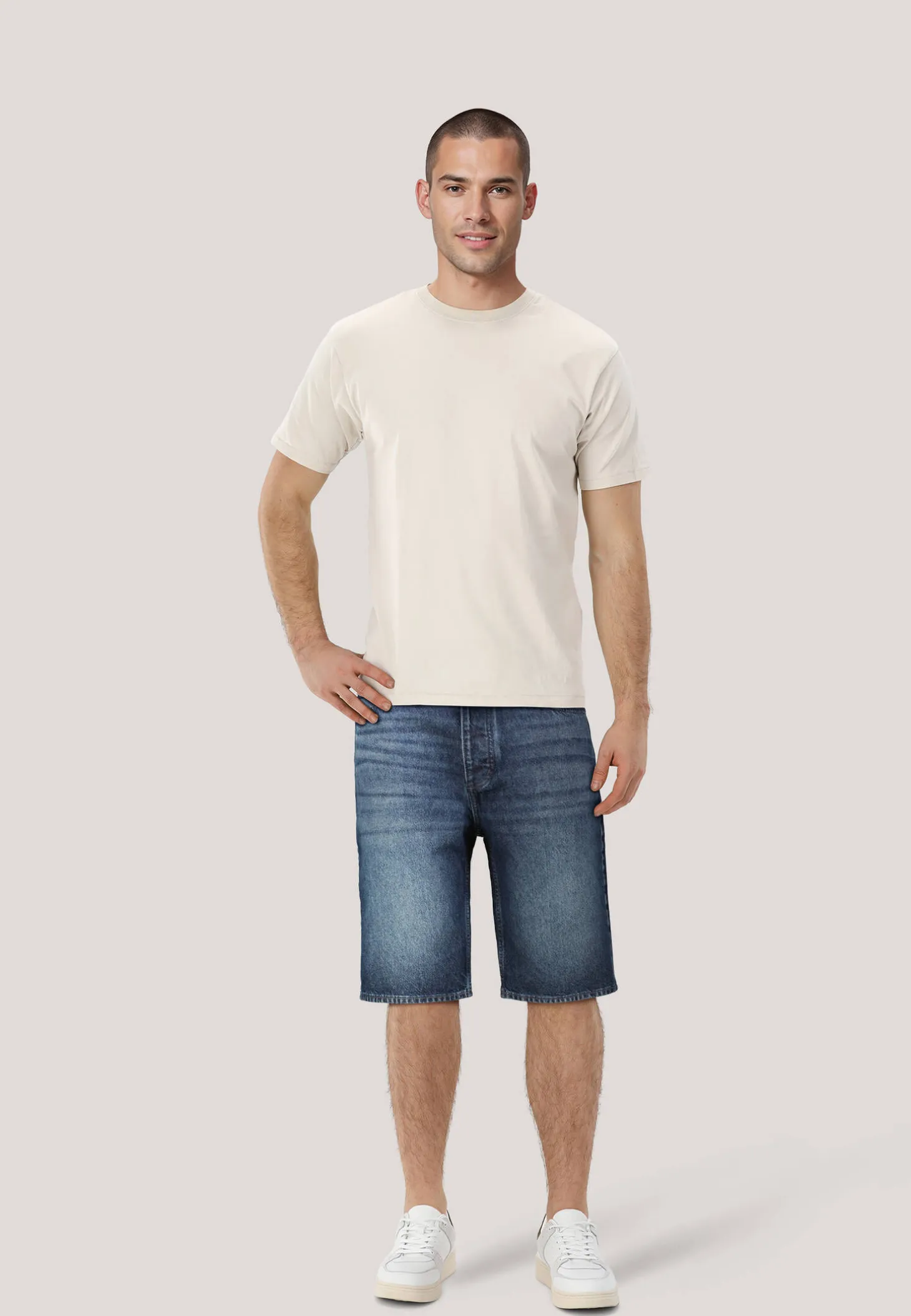 Herren Jeansshorts SKATE