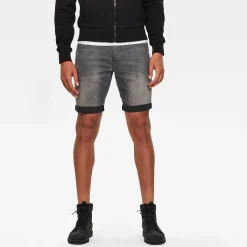 Herren Jeansshorts Slim Fit