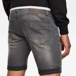 Herren Jeansshorts Slim Fit