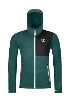 Herren Kapuzenjacke FLEECE HOODY mit Wolle Regular Fit