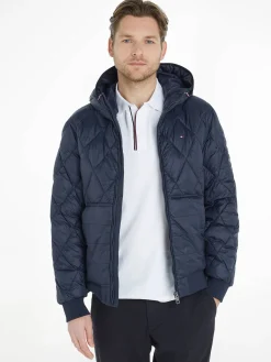 Herren Kapuzenjacke MIX QUILT RECYCLED HOODED JACKET